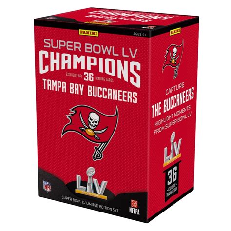 Panini Tampa Bay Buccaneers Super Bowl LV Champions Checklist, Info