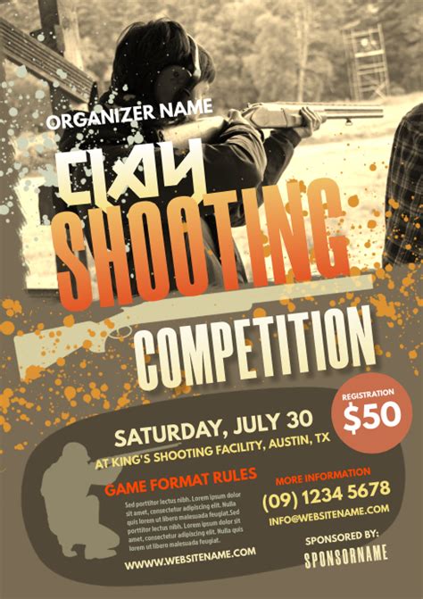 Copy of Clay Shooting Competition Flyer | PosterMyWall