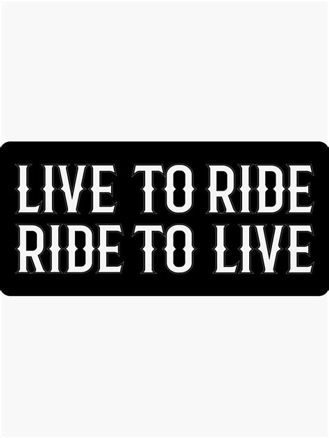 "Live to ride - Cool Motorcycle Or Funny Helmet Stickers And Bikers ...