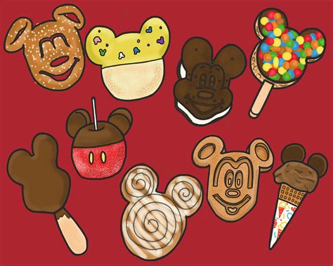 Mickey Shaped Food Disney Snacks Disney Art Mickey Apple | Etsy