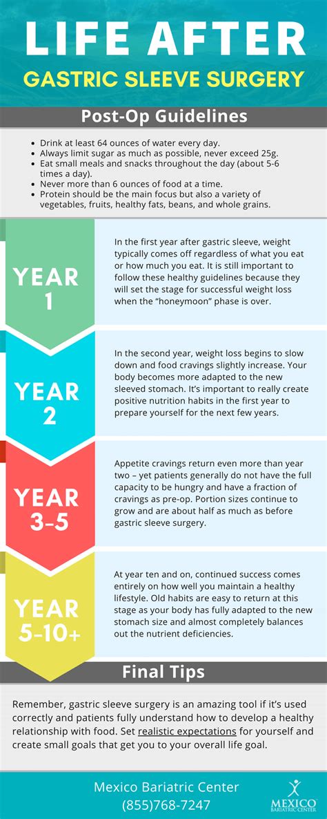 Life After Gastric Sleeve Surgery – Vertical Sleeve Gastrectomy VSG – Infographic Final ...