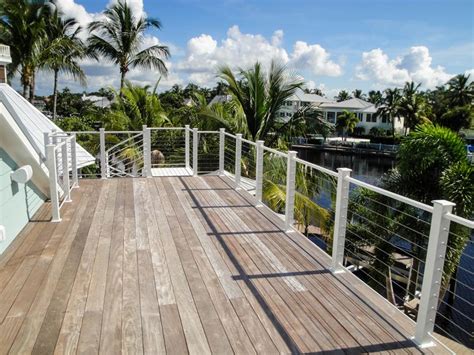 Stainless-Steel Cable Deck Railing Installation