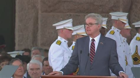 WATCH: Texas Governor Greg Abbott inauguration festivities