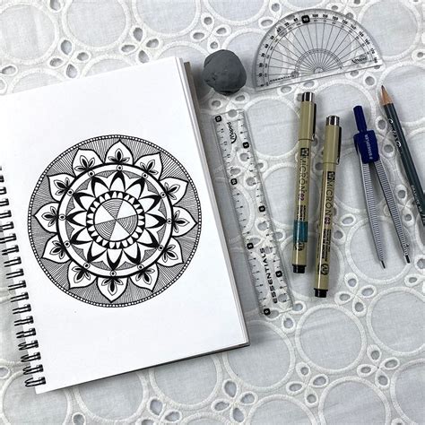 How To Do a Basic Mandala | Printable Art Lesson Plan | Downloadable ...