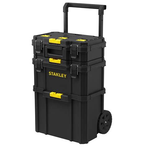 Stanley 3 In 1 Quicklink Rolling Workshop Tool Box - Bunnings Australia