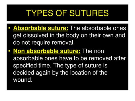 PPT - SUTURES PowerPoint Presentation, free download - ID:4205322