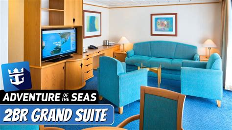 Adventure of the Seas | Grand Suite - 2 Bedroom Full Tour & Review 4K | Royal Caribbean Cruise ...