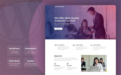 Call Center a Corporate Business WordPress Theme » W3Layouts