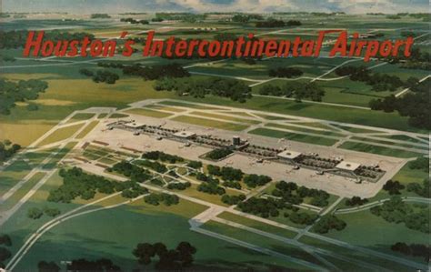 Houston's Intercontinental Airport Texas Postcard