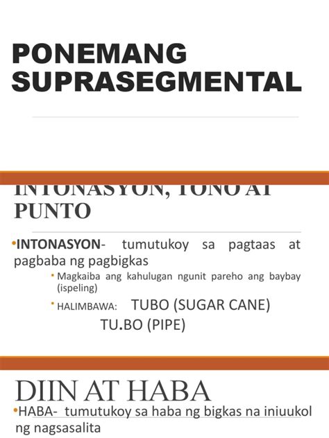 Ponemang Suprasegmental | PDF