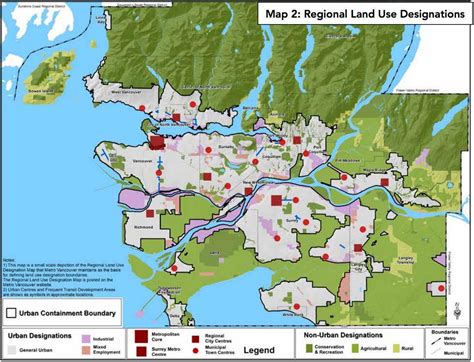 Vancouver region map - Greater vancouver regional district map (British ...