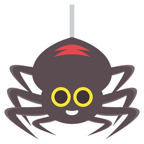 Spider emoji clipart. Free download transparent .PNG | Creazilla