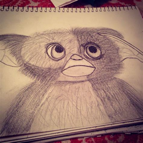 Gizmo drawing I did | Drawings, Mario characters, Character