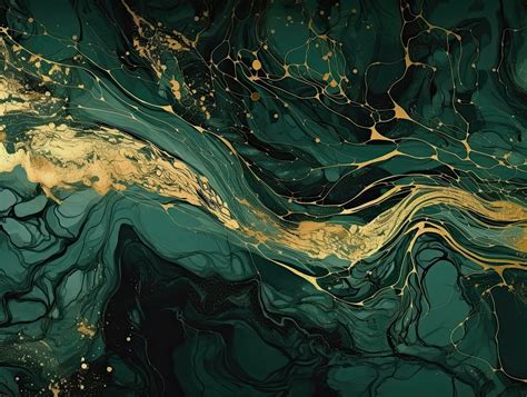 Luxury Green and Gold Marble Texture Background Wallpaper 23878825 Stock Photo at Vecteezy