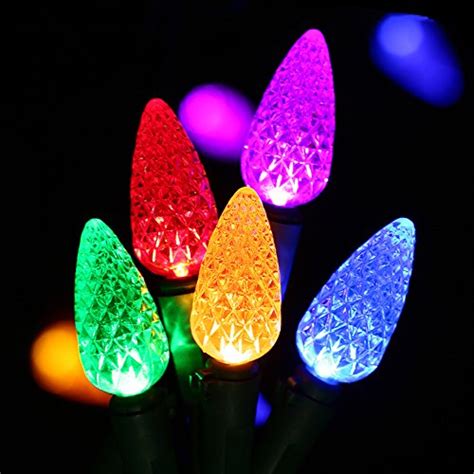 HAYATA C6 Bulbs Christmas Lights 50 LED 16ft Strawberry String Light - Fairy Lig | eBay