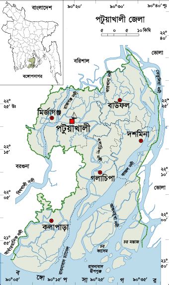 Kuakata Bangladesh Map