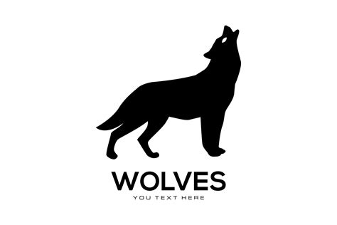 Black and White Logo - Wolf #4 Graphic by bhagawantastudio · Creative ...