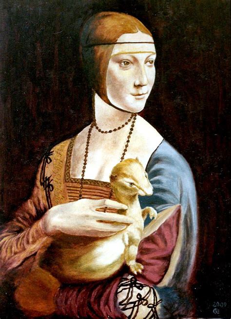 Lady With An Ermine by Henryk Gorecki || Lady With An Ermine Painting ...