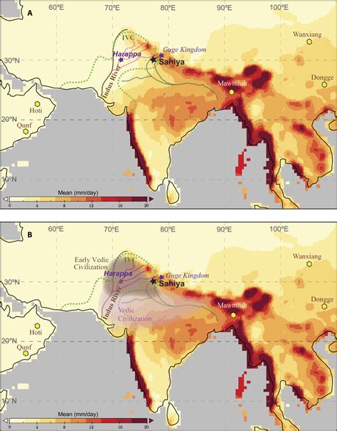 The Indian monsoon variability and civilization changes in the Indian subcontinent | Science ...