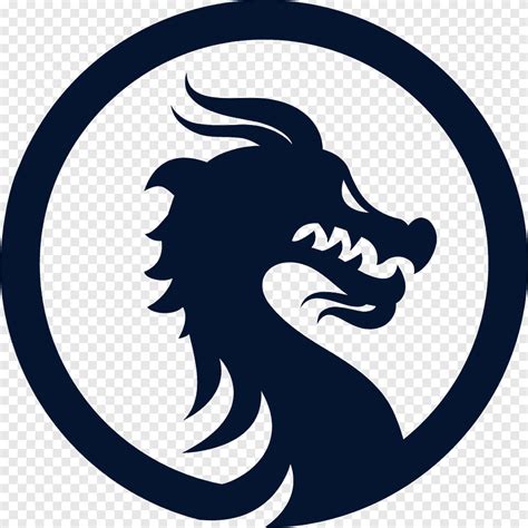 Dragon City Logo, dragon, dragon, silhouette png | PNGEgg