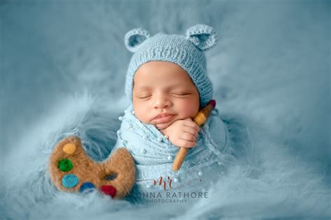 Newborn Album 56 - 1 Month Old Newborn Baby Boy Photoshoot Props ...