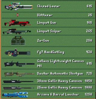 E.D.F Weapons part 2 image - EARTH DEFENSE FORCE mod for Cortex Command - ModDB