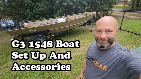 G3 1548 vbw Boat Set Up And Accessories - YouTube