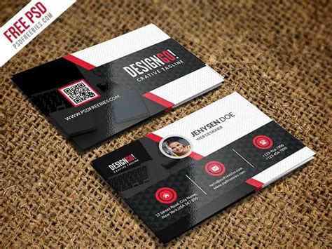 Creative and Modern Business Card Template PSD | PSDFreebies.com