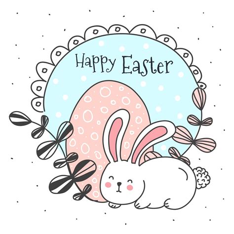 Doodle Easter Vector in 2020 | Doodles