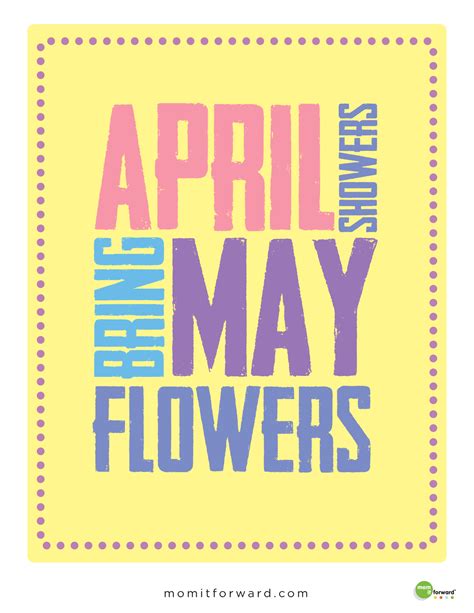 Quote: April Showers - Mom it ForwardMom it Forward