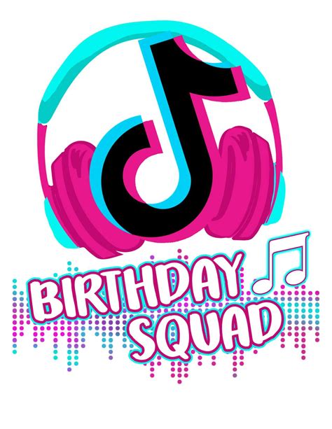 TikTok Squad Shirt - Tik Tok Party Supplies Shirt | Bobotemp