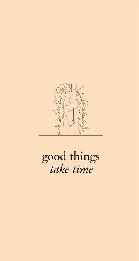 good things take time // free desktop download from Of Note Stationers ...