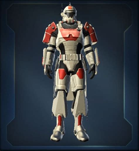 SWTOR 6.0 All New Armor Sets and How to Get Them | Star wars trooper, Star wars design, Star ...