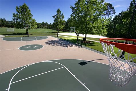 Urban Basketball Court stock photo. Image of ghetto, basketball - 22040182