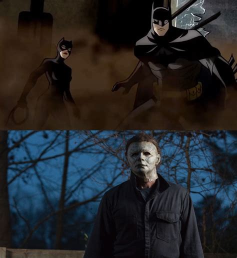 Batman and Catwoman vs Michael Myers by MnstrFrc on DeviantArt