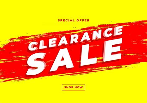 Special offer Clearance sale banner template. 2773687 Vector Art at Vecteezy