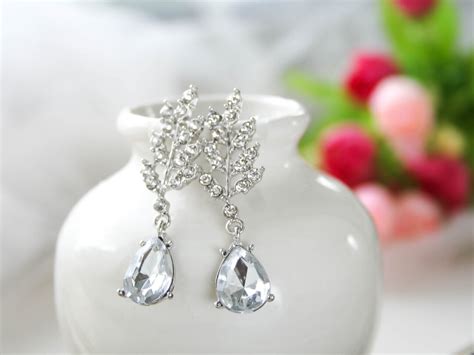 Crystal Chandelier Earrings Wedding Earrings Crystal Bridal Earrings ...