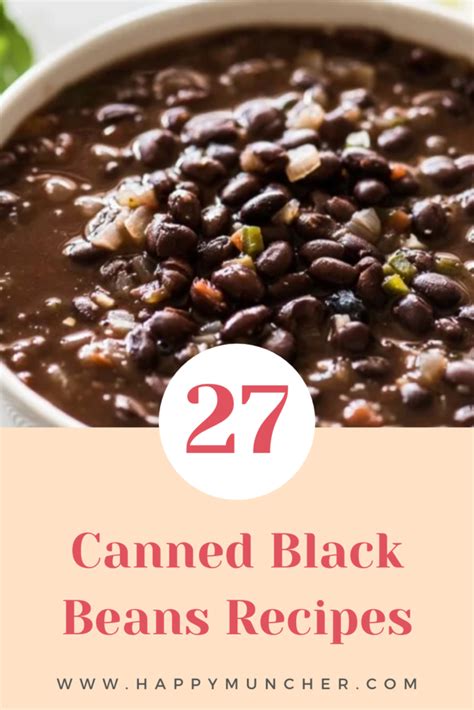 27 Canned Black Beans Recipes - Happy Muncher