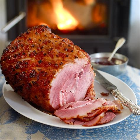 Baked Ham With A Whisky And Marmalade Glaze