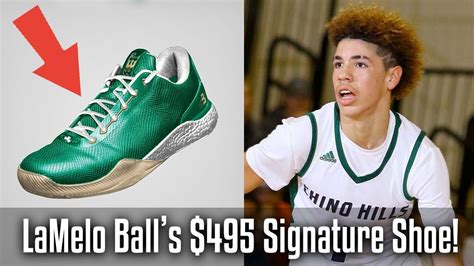 LaMelo Ball's $495 Signature Shoe! - "The MeloBall1" - YouTube