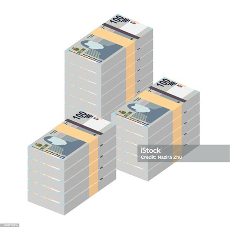 Haitian Gourde Vector Illustration Haitian Money Set Bundle Banknotes ...