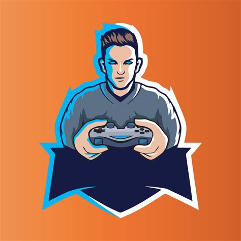 gamer mascot logo design vector, gamer illustration for sport team. modern illustrator concept ...