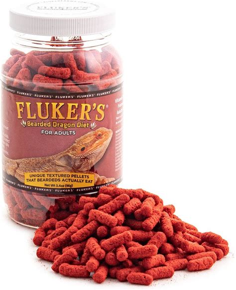 Fluker's Adult Bearded Dragon Diet Reptile Food, 3.4-oz jar - Chewy.com