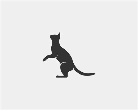 cat vector silhouette 11293847 Vector Art at Vecteezy