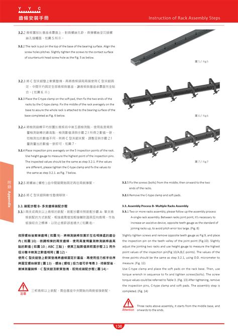 Instruction of Rack Assembly Steps - Yyc(Yuan Yi Chang) Machinery Co, Ltd