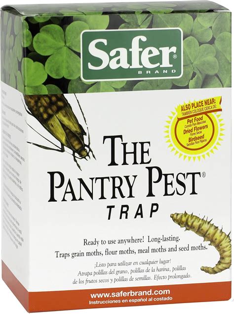 Amazon.com : Safer Brand 05140 Pantry Moth Pest Trap and Killer for Grain, Flour, Meal and Seed ...