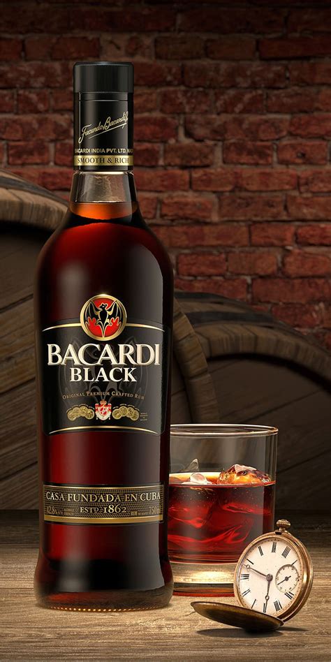 Bacardi Black Rum – 2 Halves