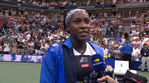 Coco Gauff - Interview - US Open 2022 - Sony LIV