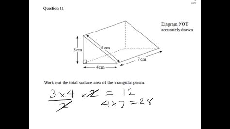 The Diagram Shows A Triangular Prism