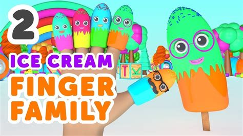 Finger Family Song with Cute Ice Creams #2 - YouTube Music